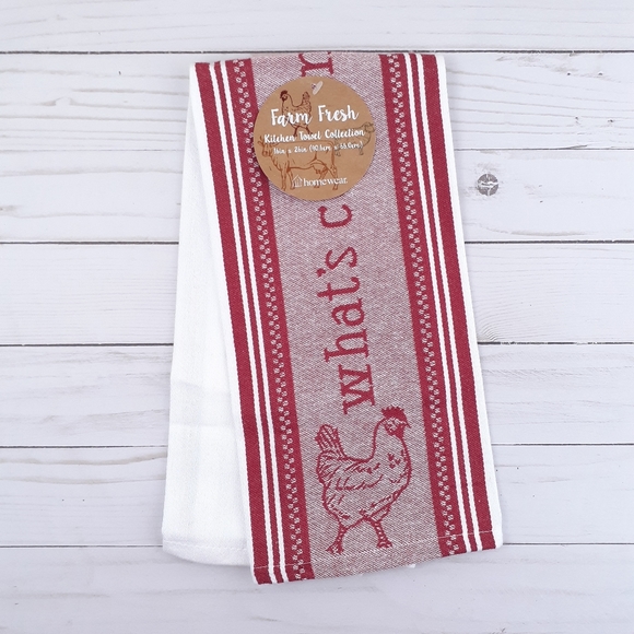 Kitchen Towel Chicken Farmhouse What's Cookin' - Picture 1 of 3